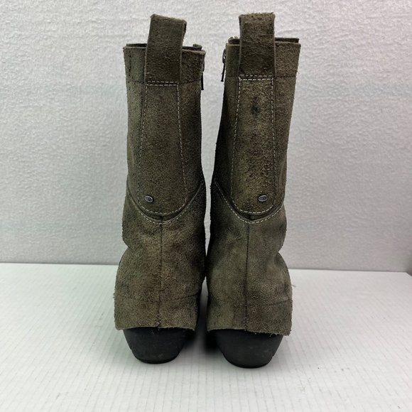 Merrell Drizzle Mid Calf Boots Gray Suede Size:8 Waterproof - Picture 14 of 15